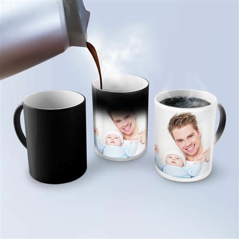 Custom printed magic mug